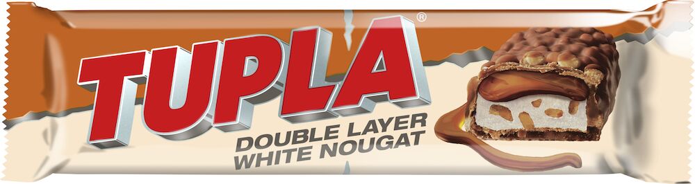 Tupla Double Layer White Nougat 48g